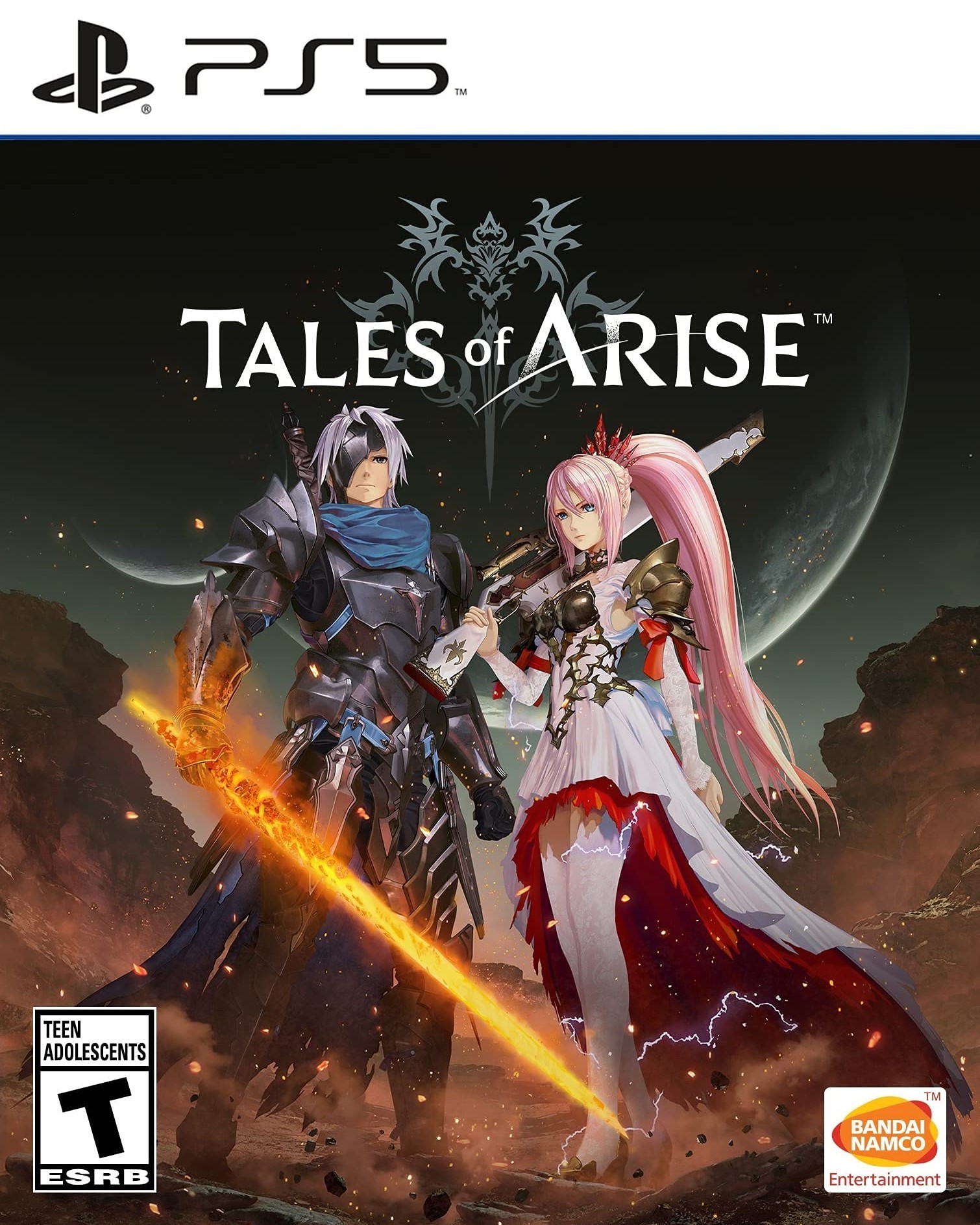 Tales of Arise US box art PS5